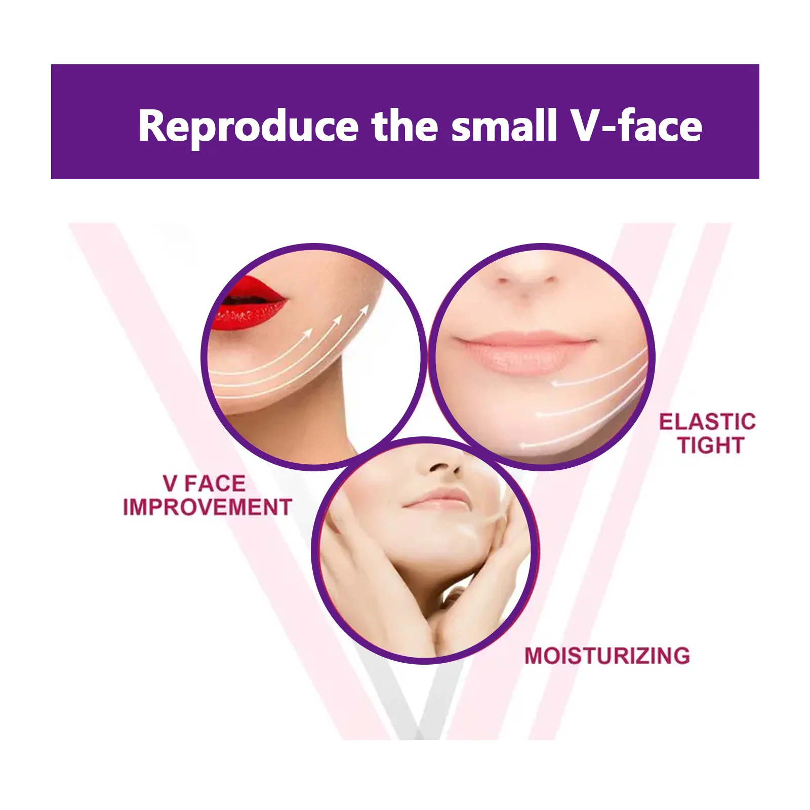 50g V-Face Cream, Instantly Lifts and Firms the Skin, Suitable for Face, Neck, and Chest in Light Beige Tones, Solves the Problem of Double Chin, Smoothes Dry Lines, and Reduces Signs of Aging