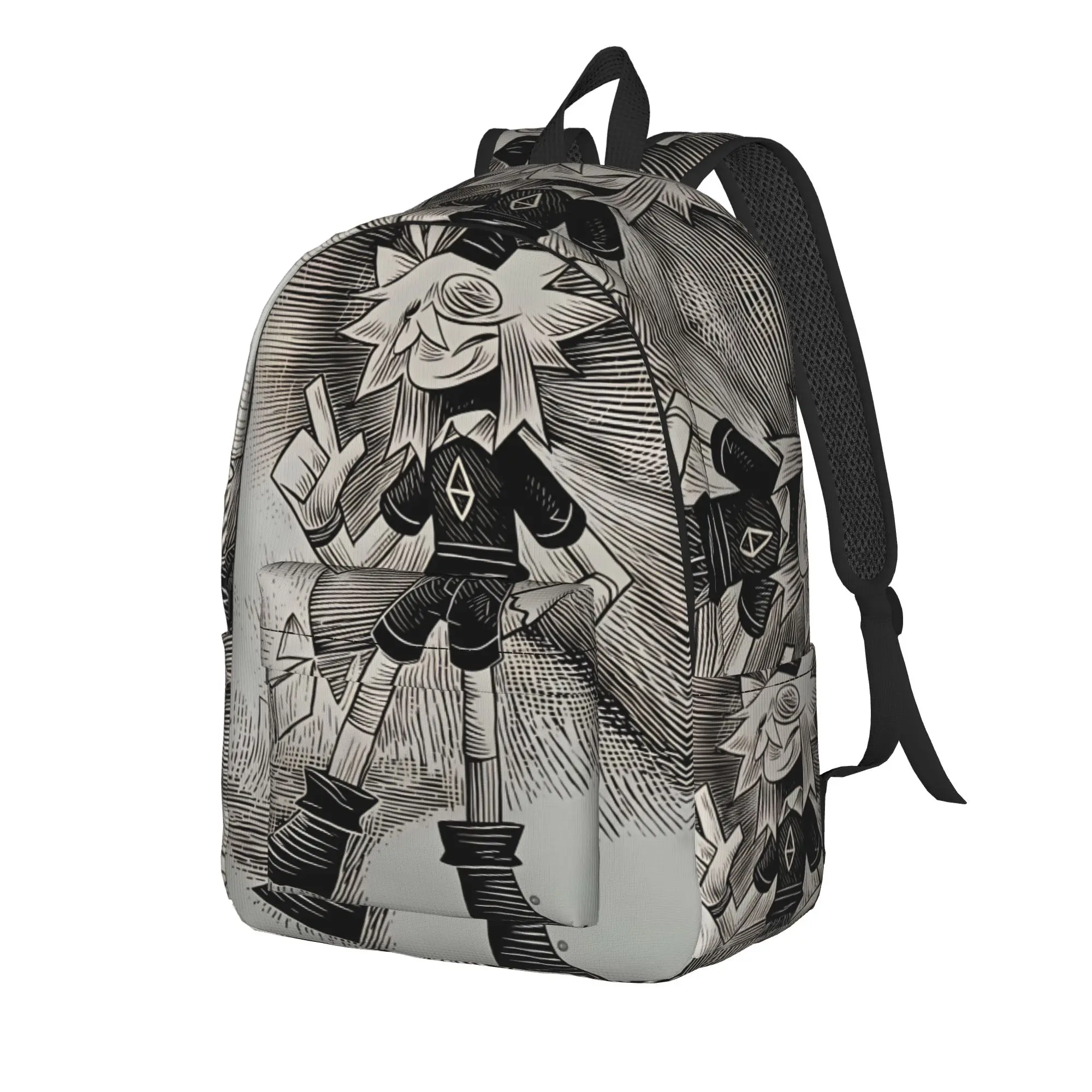Fundamental Paper Education Anime Backpack Boy Soft Backpacks Polyester Streetwear High School Bags University Designer Rucksack