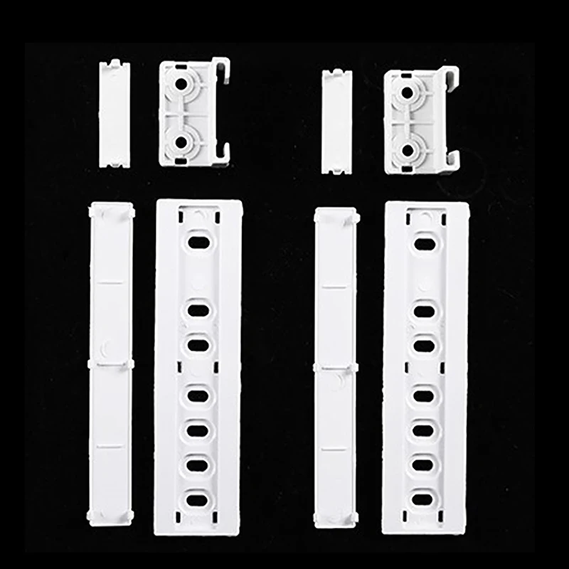 Integrated Fridge Door Plastic Mounting Bracket Fixing Slide Kit For Freezer Refrigerator Door Shelf Rail For Refrigerator