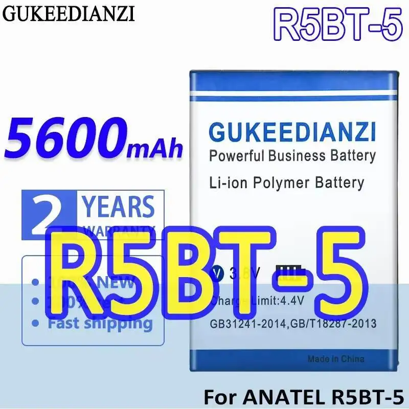 

Аккумулятор мобильного телефона большой емкости 5600 мАч для Anatel R5BT-5 Oukitel C23 Pro