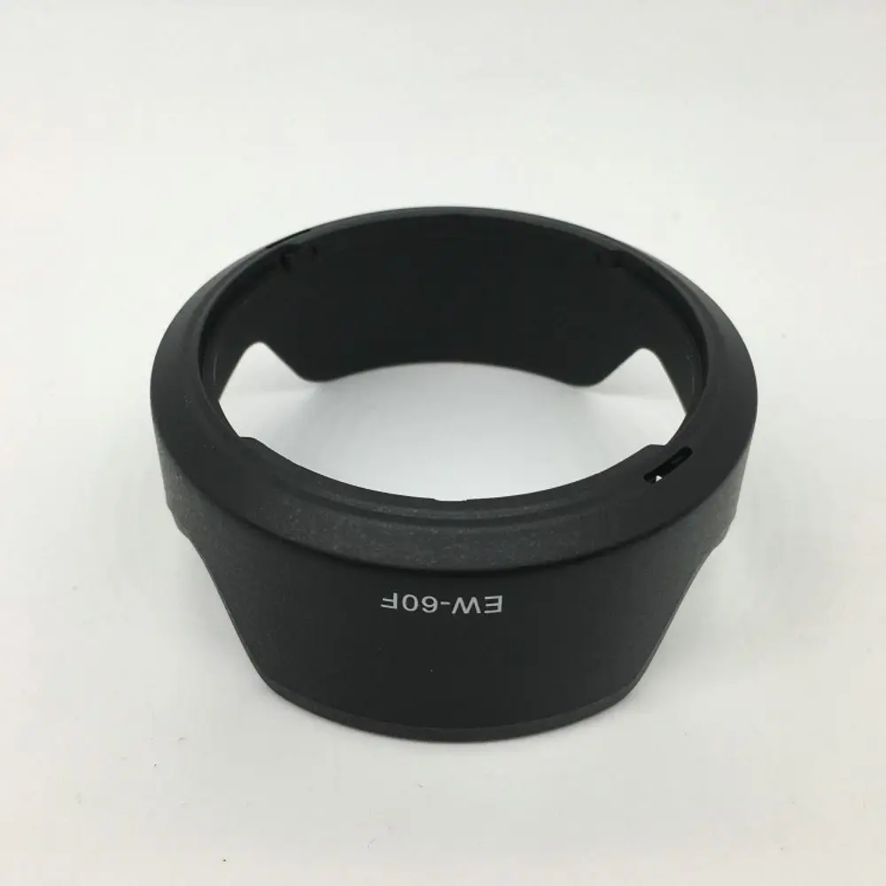 EW-60F 55mm Lens Hood ABS Black Camera Lens Sunshade Anti-Glare Cover for Canon EF-M 18-150mm IS STM Camera Accessories