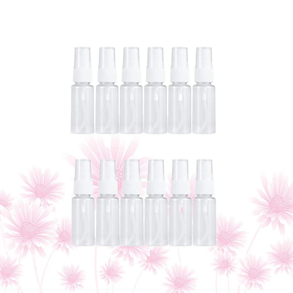 

12 Pcs Filling Perfume Travel Spray Bottles Liquid Soap Empty 92*25cm Press Pump