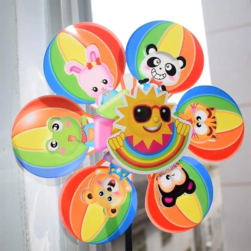 F62d 20 Spinners viento para patio césped globo dibujos animados del toy