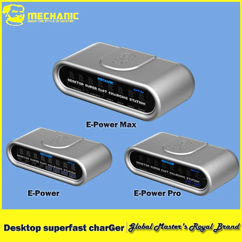 

MECHANIC Desktop fast charging station multi port full fast charging protocol 15W wireless fast charging 240W high-power charger