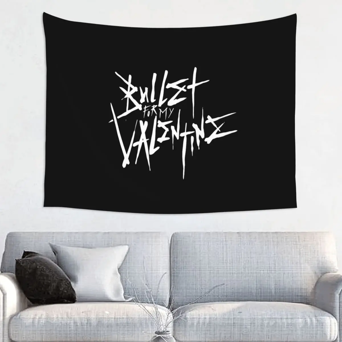 Bullet For My Valentine Music Tapestry Hippie Polyester Wall Hanging Room Decor Yoga Mat Retro Wall Tapestry