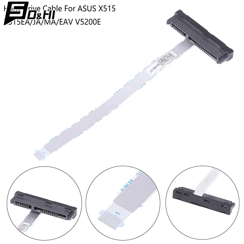 HDD Cable For ASUS X515 X515EA/JA/MA/EAV V5200E F515 Laptop SATA Hard Drive HDD SSD Connector Flex Cable