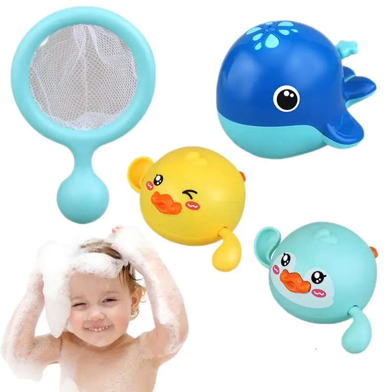 

Kids Water Toys Water Bath Toy Kids Sea Animal Bathtub Sprinkler Interesting Colorful Fishing Play Set For Easter Children's Day