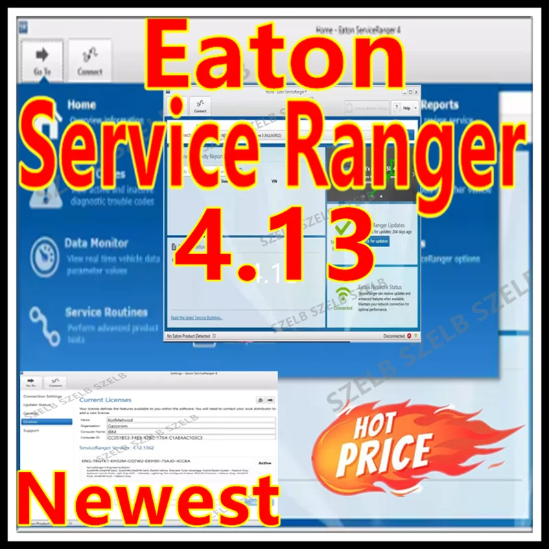 2026 Hot Sell, Eaton Service Ranger 4.13/Eaton Service Ranger 4.2 + Keygen Inactive Fault Codes Service Routines Configuration