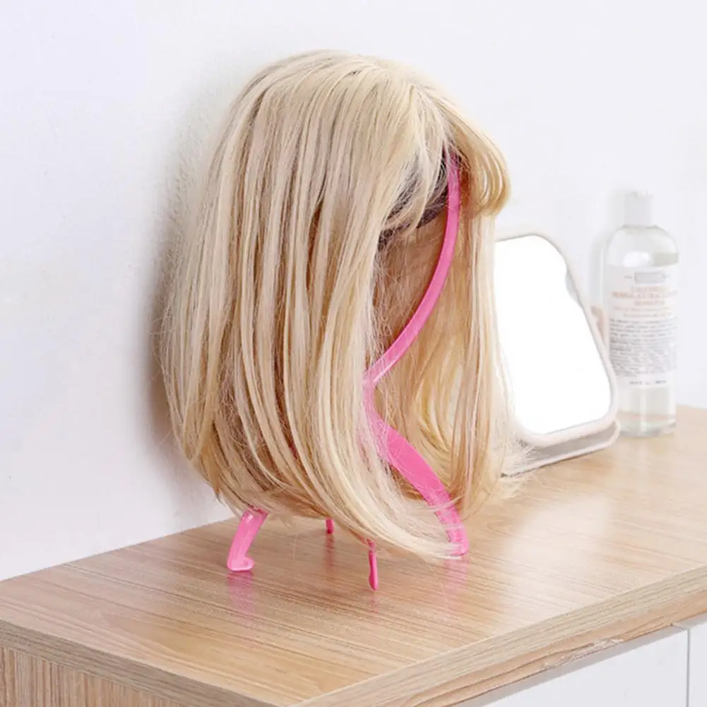 Plastic Wig Display Stand Wig Holder Stands For Displaying Wigs Toupee Exhibitions Hair Displays Wig Holder Rack Cap Display