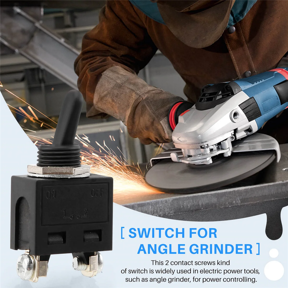 Joli interdit pour meuleuse d'angle, position marche/arrêt, 250V