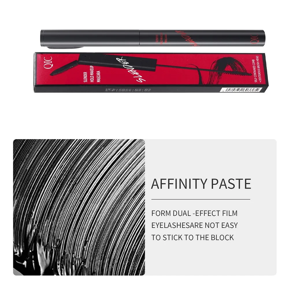 Mascara impermeabile a lunga durata Ciglia impermeabili ad asciugatura rapida Trucco Senza mazzi Facile rimozione Mascara a prova di trasferimento Strumenti per il trucco