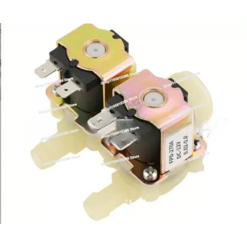 6 Minutes Outer Wire, One in And Two Out Water Inlet Valve. Washing Machine Ice Machine Solenoid Valve DC 12v 24v, AC220V