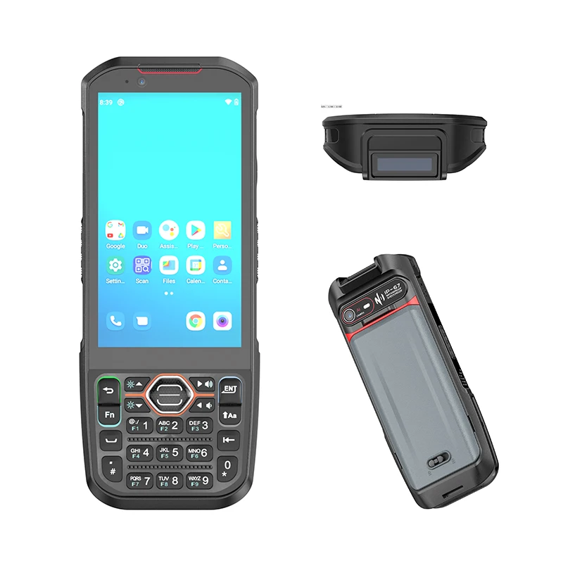 Wytrzymały PDA Android 13 bateria z możliwością wymiany podczas pracy 6G + 64G skaner kodów kreskowych 2D 4G-LTE Wifi Bluetooth GNSS 5200 mAh