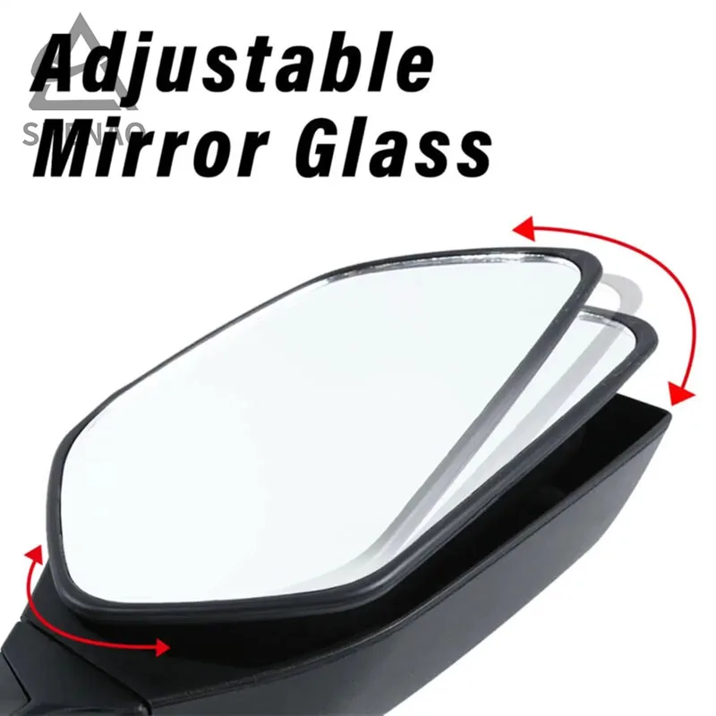 Motorcycle LED Rearview MIrror with LED Turn Signal Light Side Mirrors For Ninja ZX 10R ZX-10R 2011-2015 2016-2020 H2 2014-2015 image 4