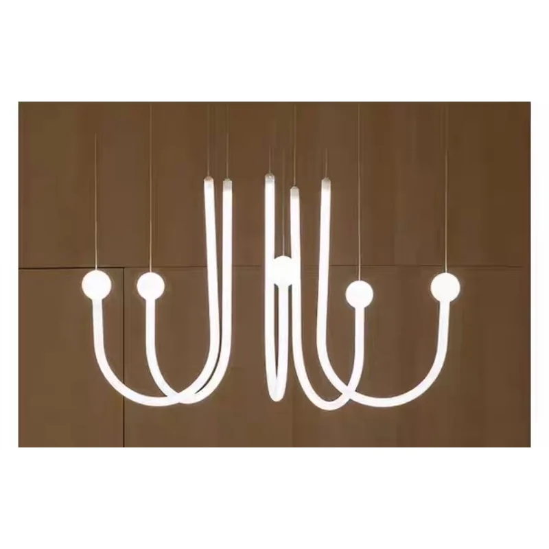 Designer's creaking sound lamp retro modern minimalist art creative model room living room dining room pendant light