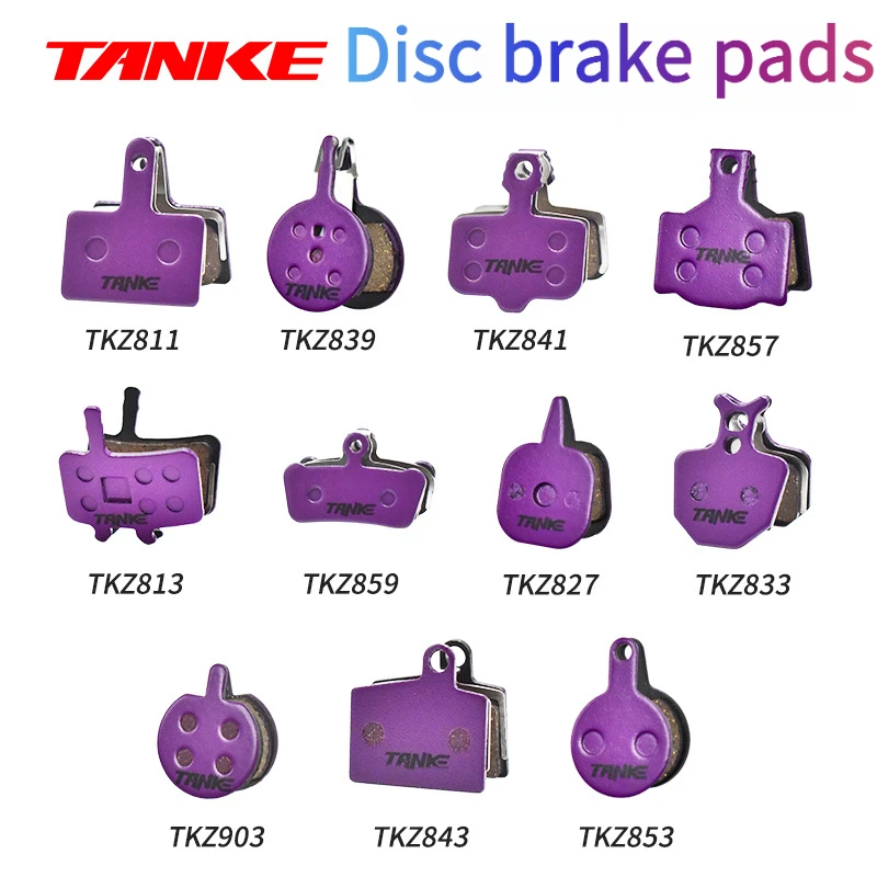 

TANKE MTB полуметаллические велосипедные тормозные колодки, тихие для велосипедного дискового тормоза M8020 M6100 MT200, направляющий код E9 DB ER MT4/6, часть велосипедного велосипеда