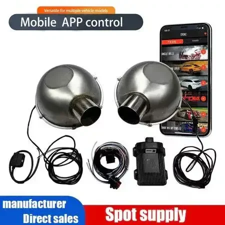 Performance Exhaust Sound Enhancer Pro - Universal Electronic Speaker with Real-Time APP Volume Adjustment
