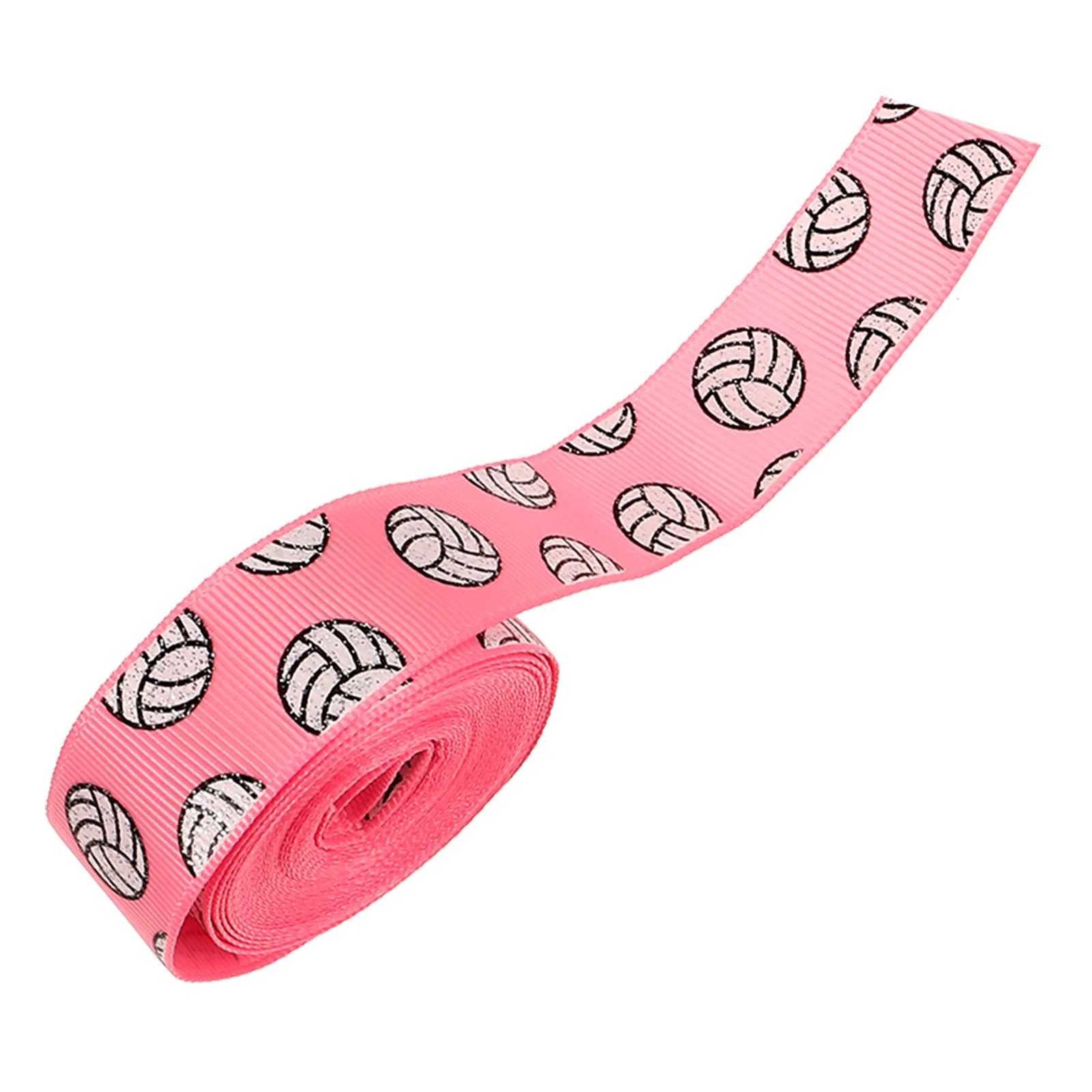 1 Roll of Volleyball Printed Ribbon Hair Bows DIY Ribbon Gift Packing Ribbon volleyball ribbon gift box ribbon