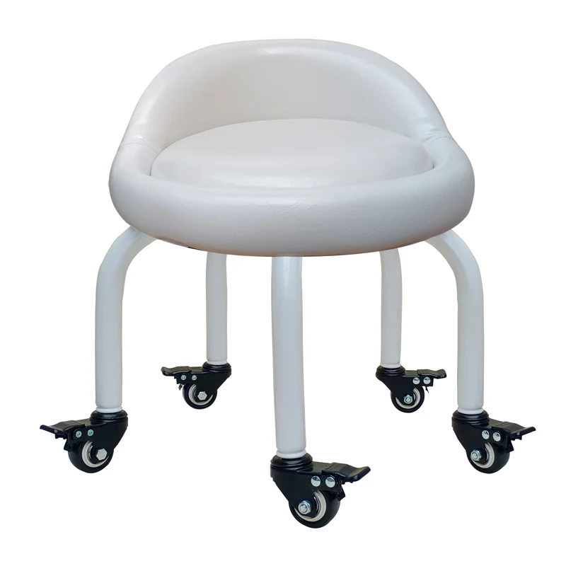 Salon Furniture Pulley Small Stool Round Stool Sofa Pedicure Chair Work Low Stools Floor Cleaning Leisure Stool Office Footstool