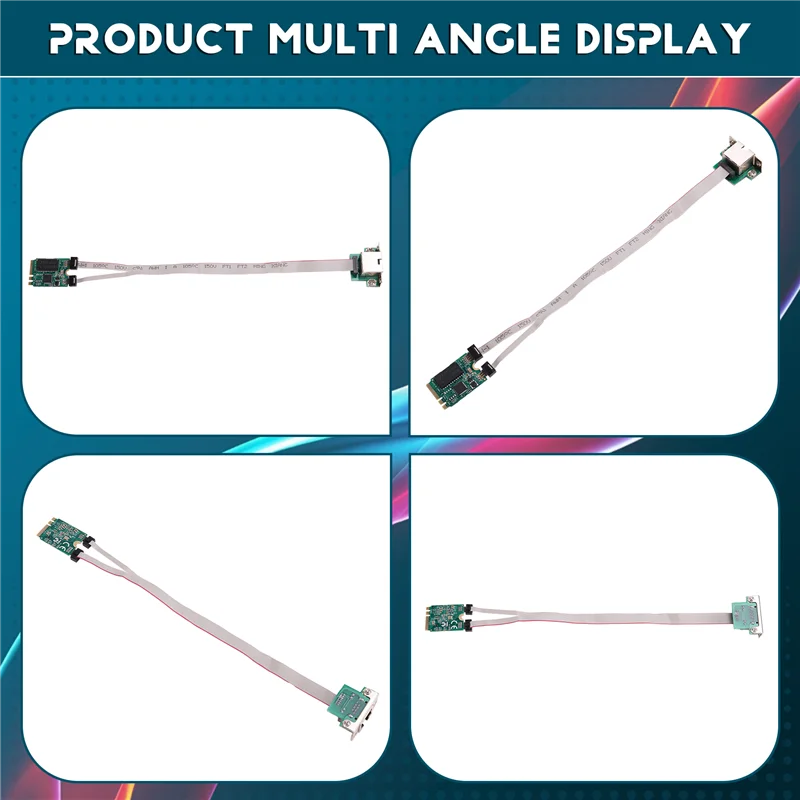 ABGN جيجابت إيثرنت بطاقة الشبكة 2.5G RJ45 محول الشبكة حافلة بطاقة الشبكة RTL8125BG رقاقة محول إيثرنت M.2 A + E/Bent Pin