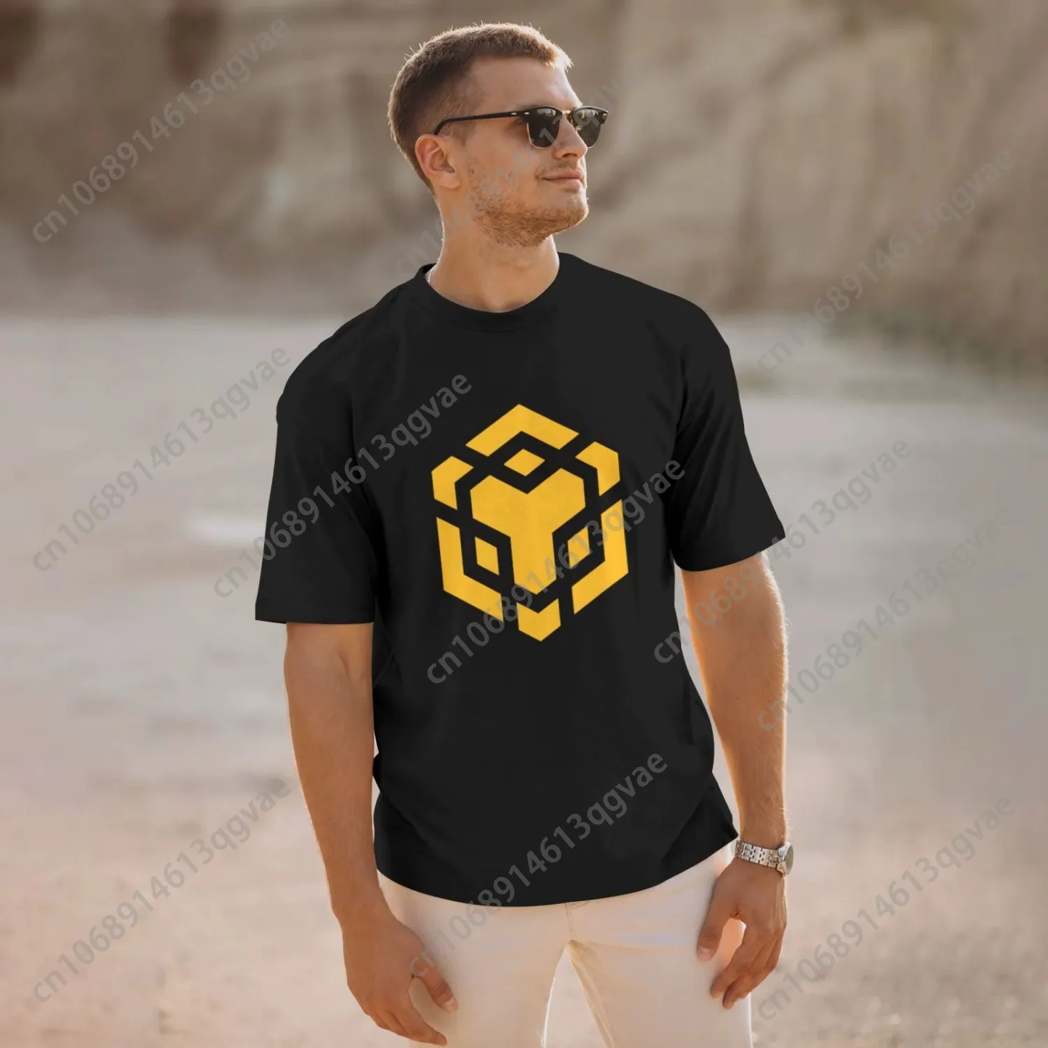 تي شيرت قطني مطبوع عليه عملة BNB للرجال والنساء ملابس شارع رائعة مريحة وقابلة للتنفس بأكمام قصيرة تي شيرت Cz المشجعين #5