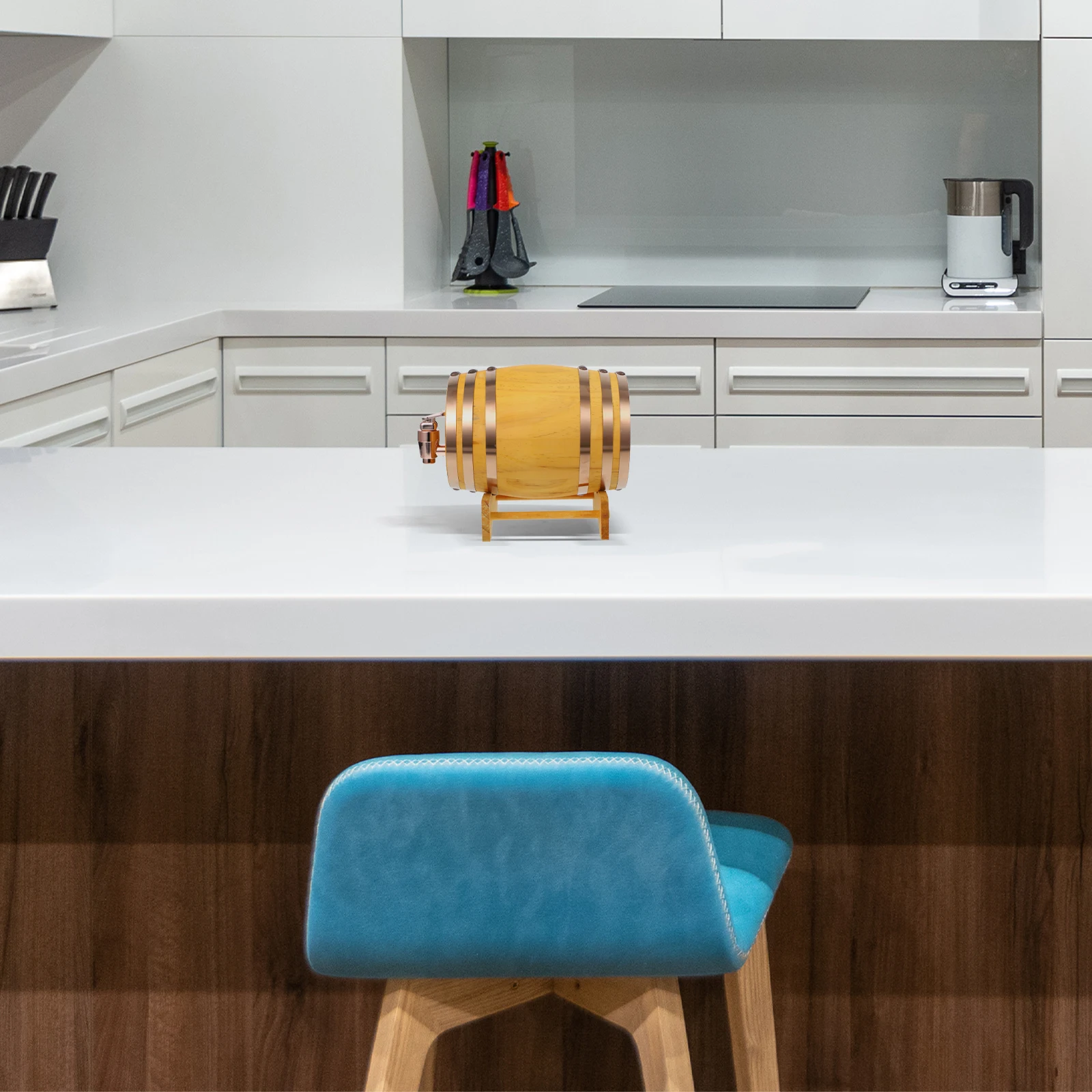 

1 комплект, деревянная бочка для вина, многоцелевой контейнер для напитков, компактный дизайн, идеальные небольшие пространства, товары для вечеринок