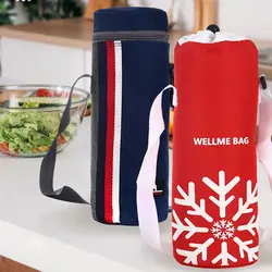 Bolsas térmicas aislantes para botellas de agua, enfriador portátil de viaje, accesorios de Camping, calentador de botellas de agua, 1,5 l