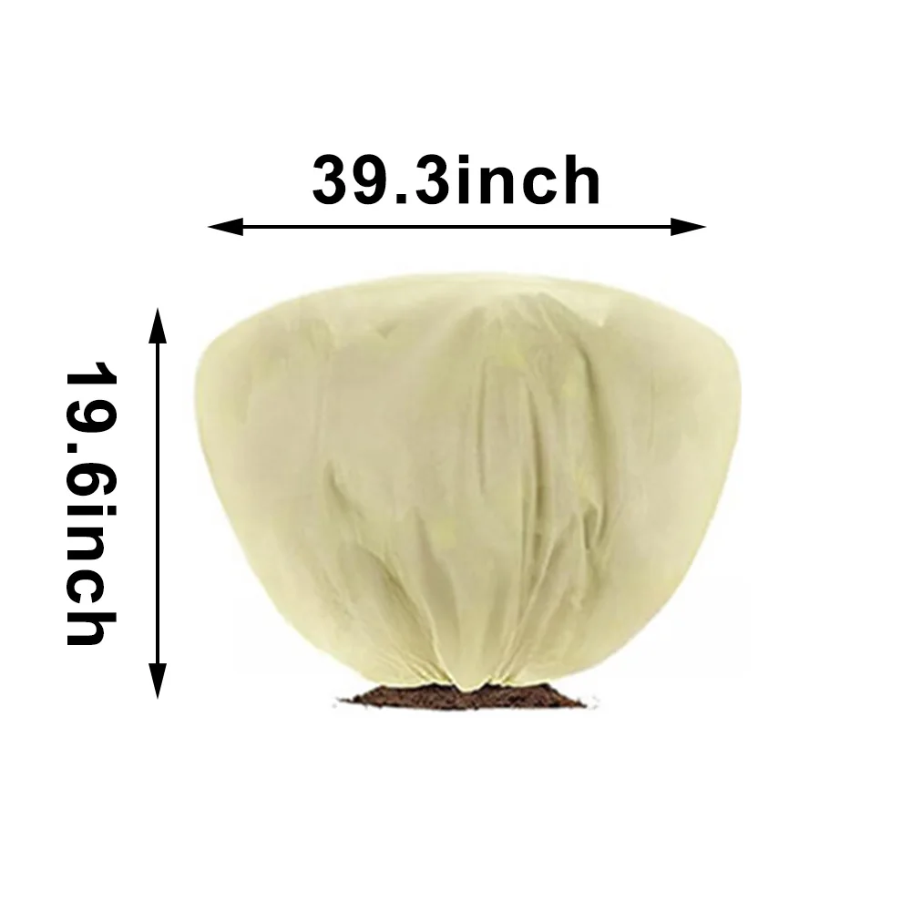 

Plant Frost Protection Cover for Winter with Non-Woven Fabric Allowing Air Circulation and Shielding from Harsh Conditions