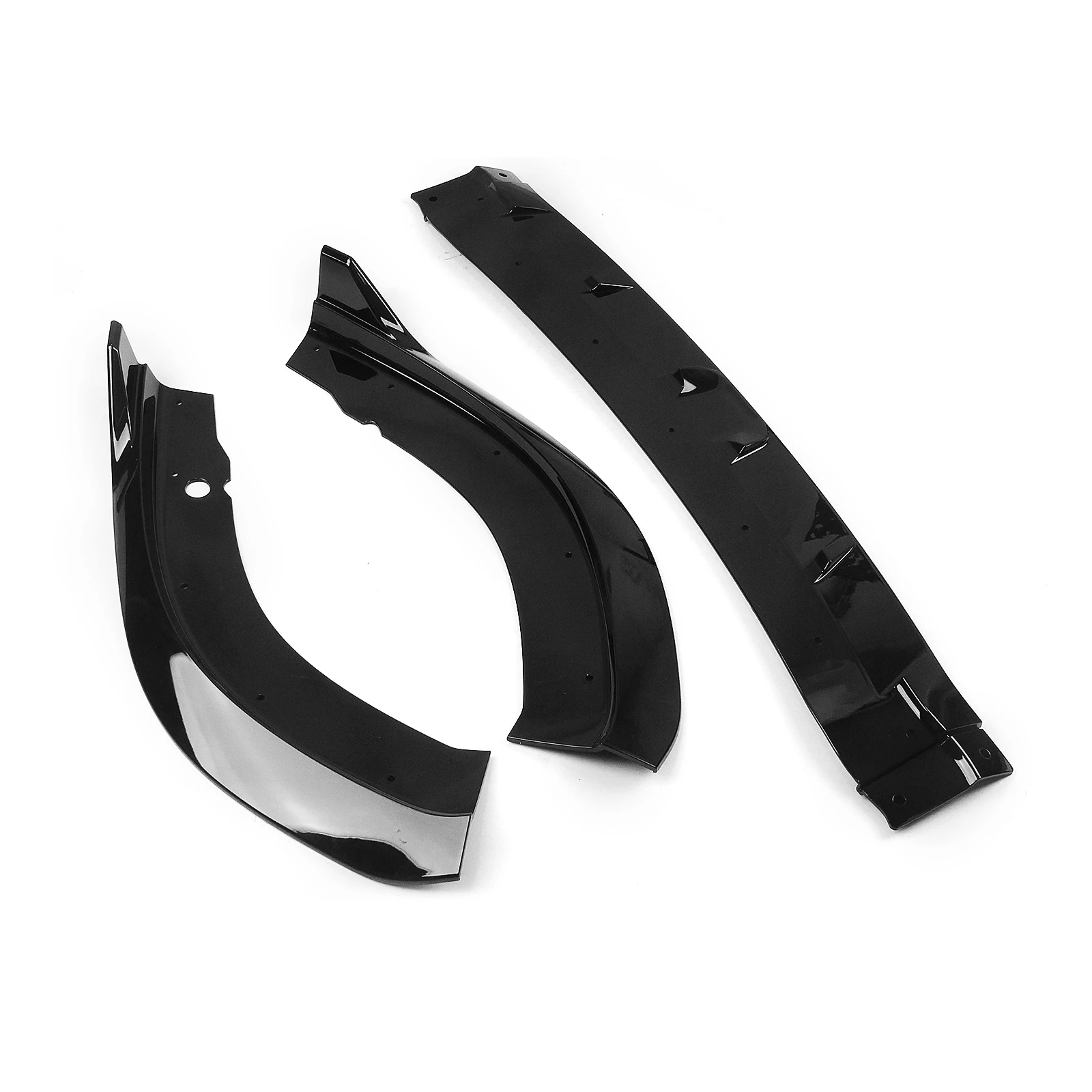 

For Chrysler 300 C S SRT Touring 2015-2023 Sedan 4-Door Front Bumper Spoiler Lip Gloss Black Lower Diffuser Splitter Blade Guard