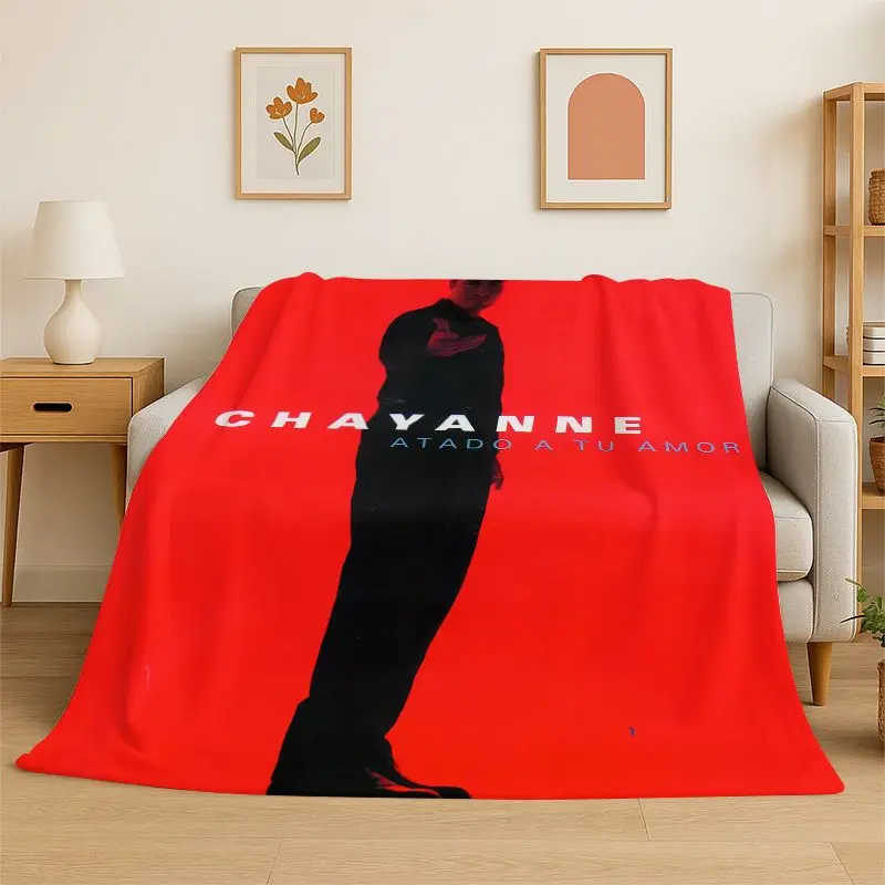 Latin Pop Chayanne Puerto Rican Flannel Blanket,Ultra Soft Warm Plush Throw for Home Bedroom Bed Sofa Cover Office Picnic gift