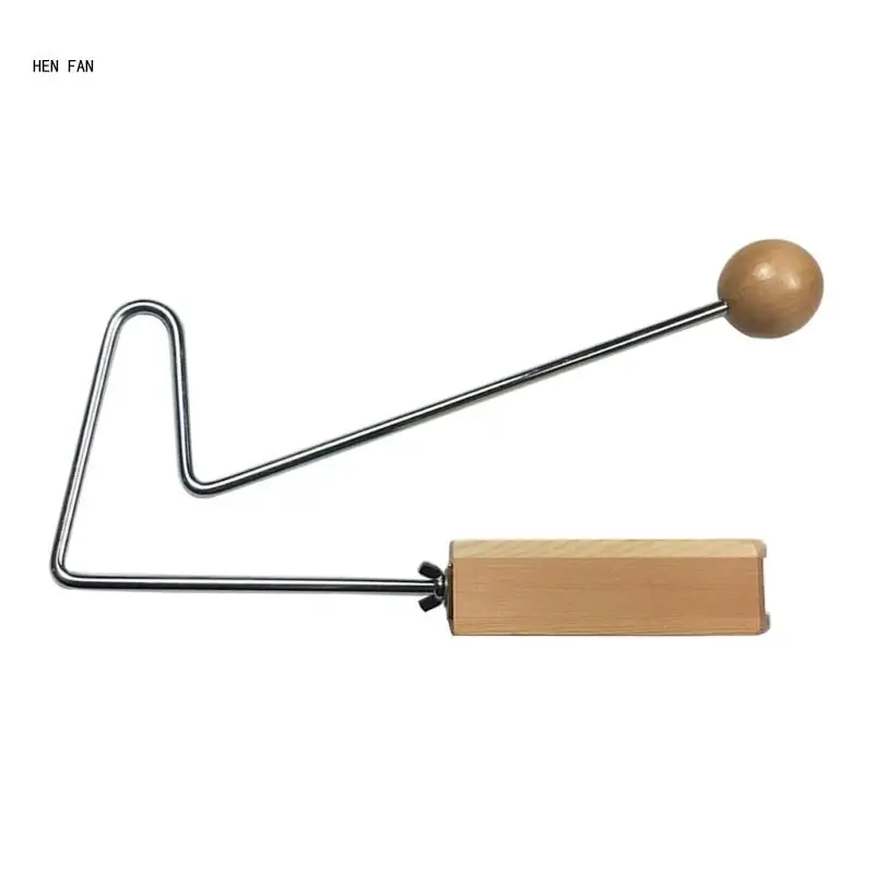 Experience the of Music with Wooden Vibrator Vibraslap Musical Instrument Toy for Sports Enthusiasts & Desk Workers M89D