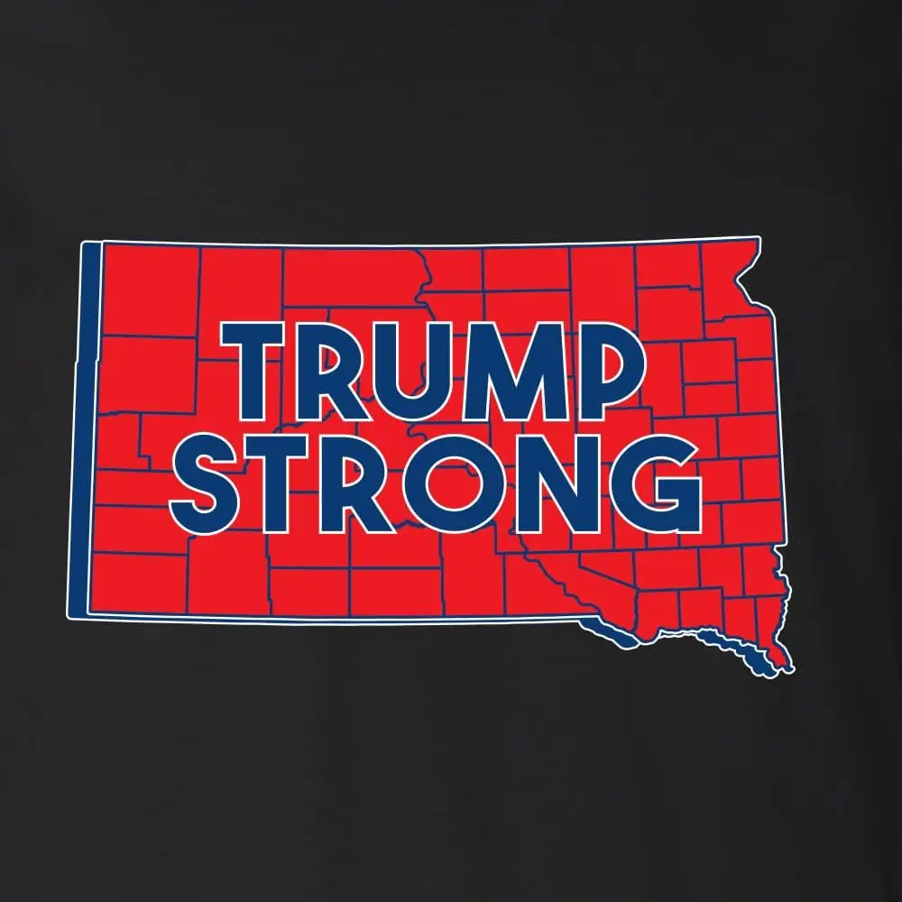 Trump Strong Take Back America South Dakota Pride Political Tri-blend and Premium T-Shirts