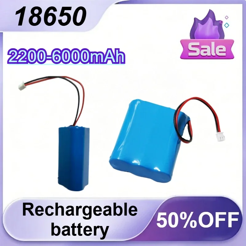 for 10.8V 11.1V 12V 3600mAh 18650 Lithium Battery Pack, Small Size Large Capacity Rechargeable Battery for Outdoor 12V Speakers