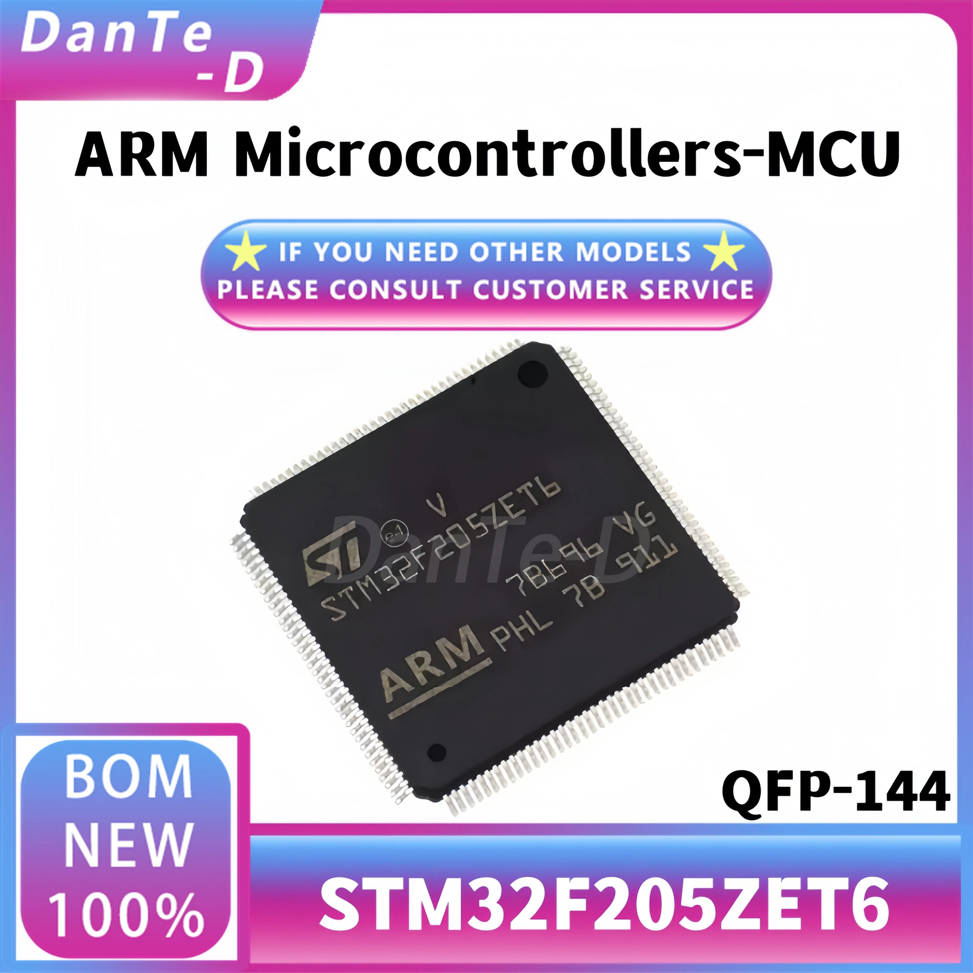 STM32F205ZET6 LQFP-144 ARM Cortex-M3 32-bit microcontroller MCU IC original authentic