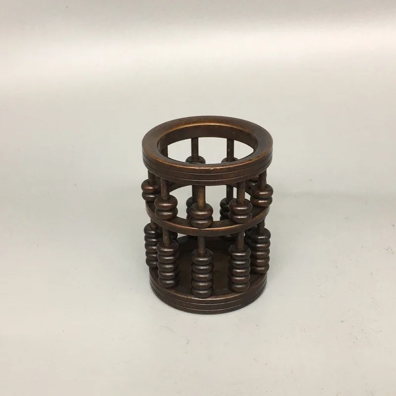 Copper abacus , decorative item, supplies, Chinese-style classical gift , office pen holder, brass, r