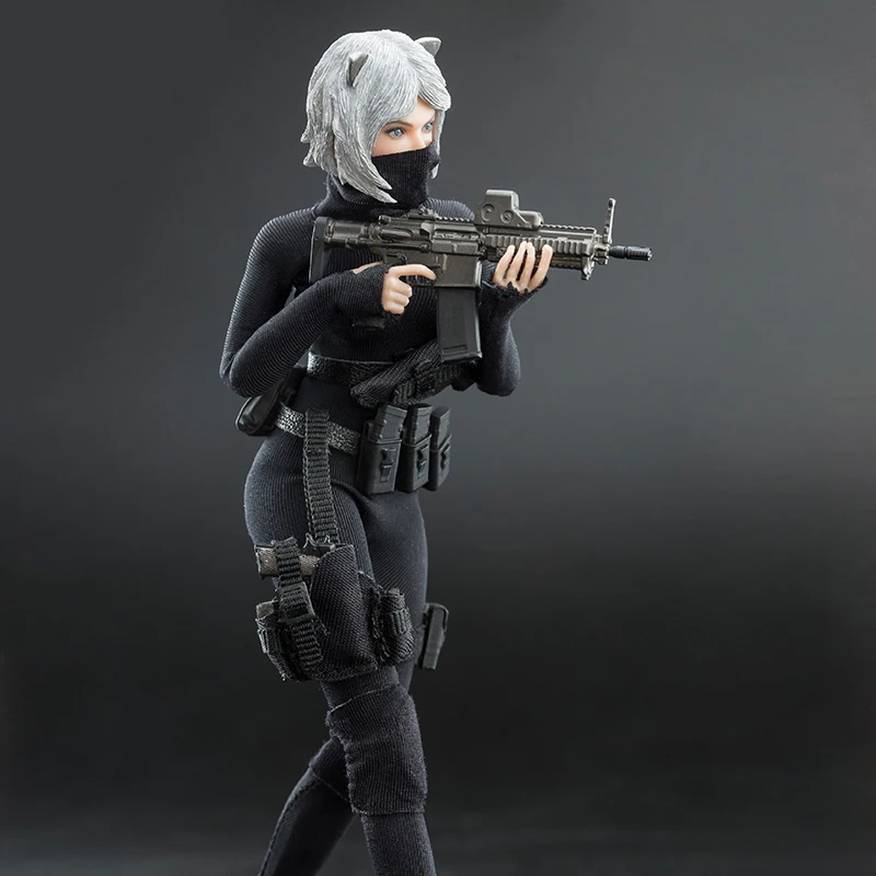 

In Stock 1/12 VERYCOOL VCF-3002 Palm Series Female Assassin Cat Of Women Catch Me Full Set Movable Body Figures For Fans Baby