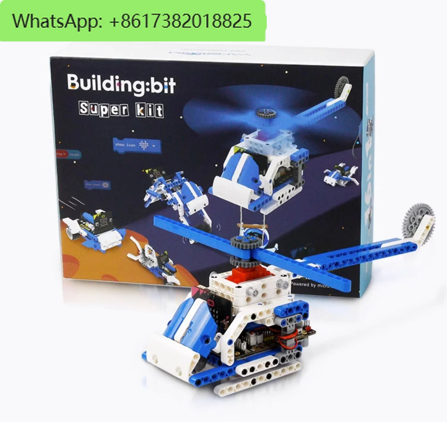 Bloque de programación Microbit Robot Sensor Kit Gráfico Python Car Education