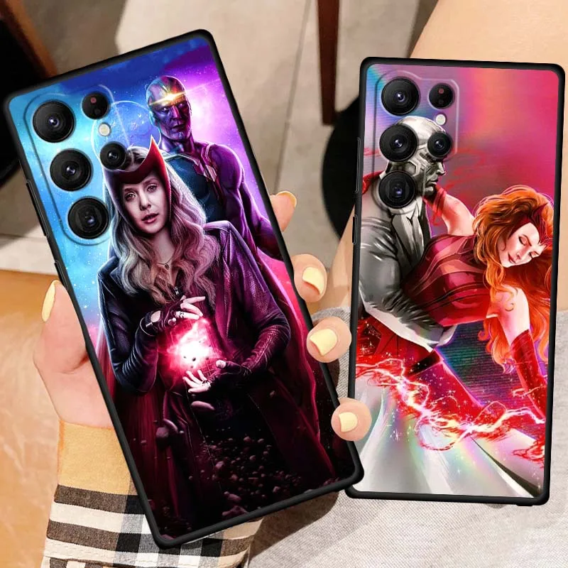 W-Wandas أنيمي كول لسامسونج غالاكسي S26 S25 S24 S23 S22 S21 S20 الترا بلس FE 5G أسود لينة غطاء من البولي يوريثان الحراري