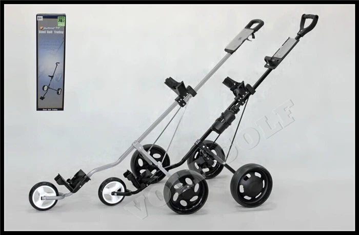 VolfGolf Golf Deluxe Steel Golf Cart Golf Push Trolley