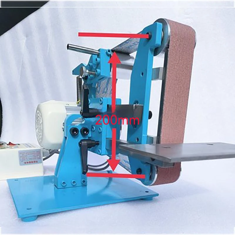 110V/220V 750W Electric Belt Sander Vertical And Horizontal Dual Use Belt Sander Polishing Grinding Machine Belt Grinder Machine