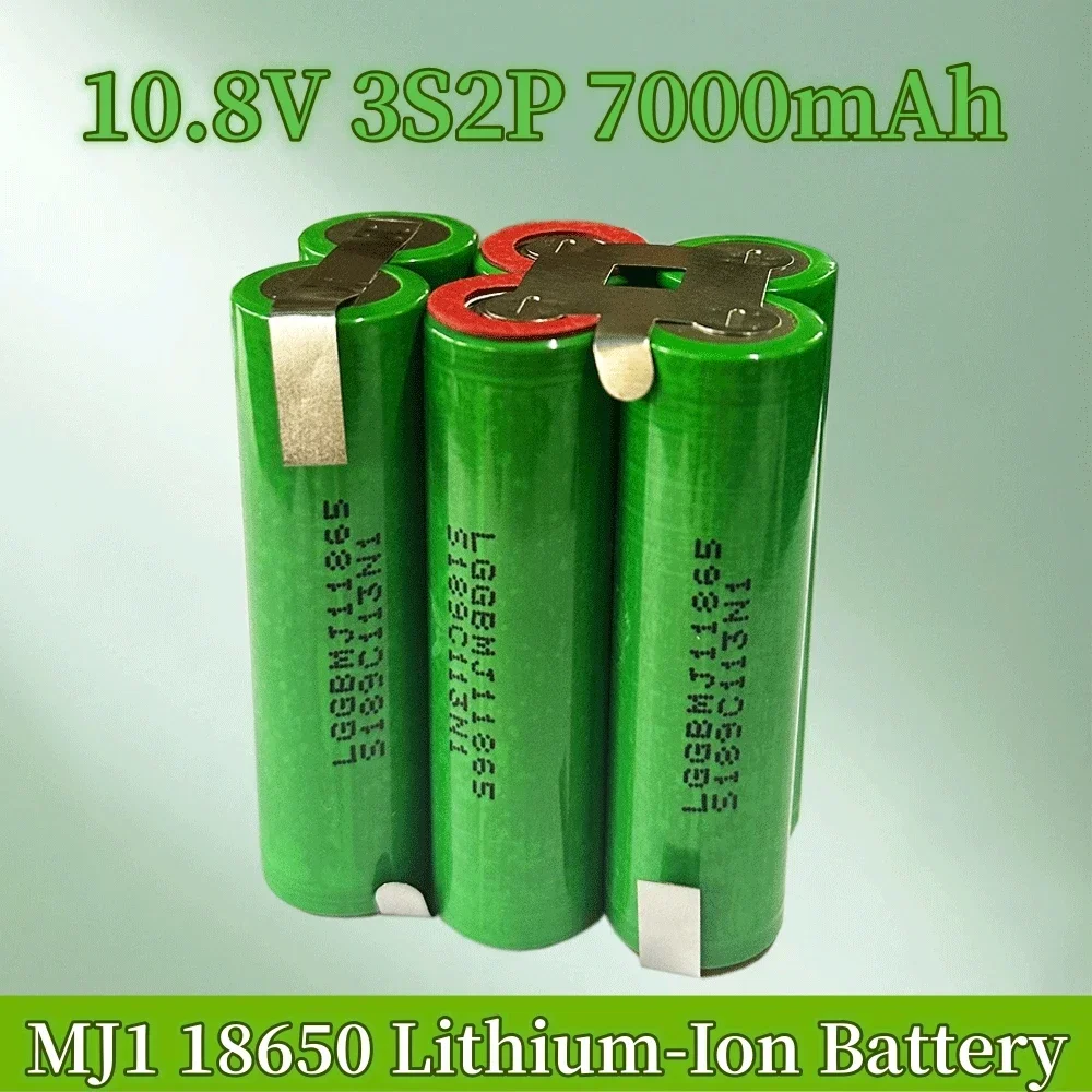 3S2P/4S2P/5S2P 10,8 V/14,8 V/18 V 7000 mAh MJ1 18650 Akumulator litowo-jonowy, do wkrętarki, pręta spawalniczego, akumulatorów