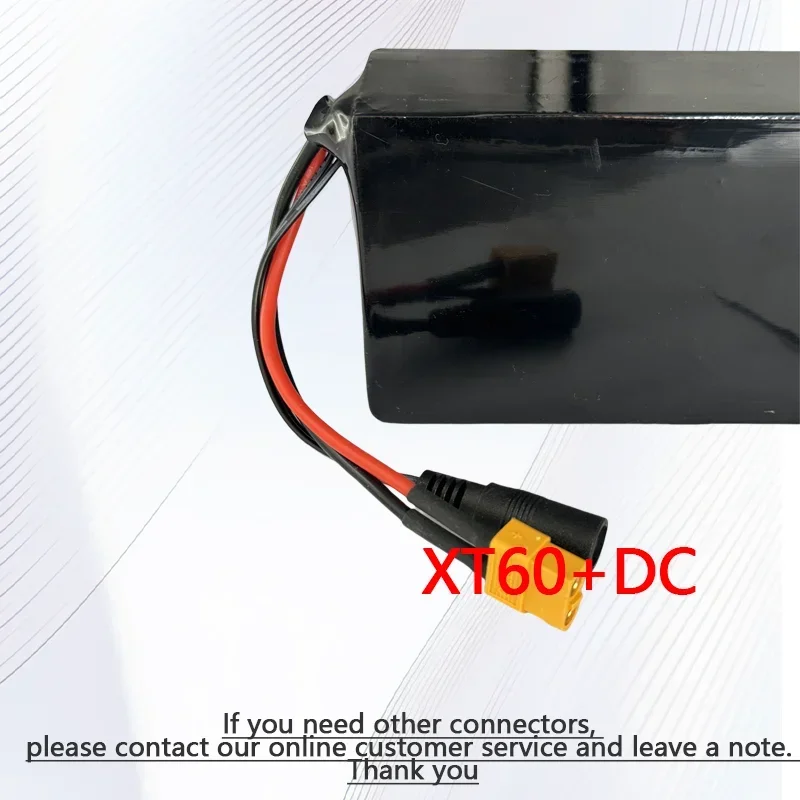 36V 10S3P 120000mAh lithium battery pack 18650, suitable for electric scooter bicycle XT60 DC connector, built-in BMS