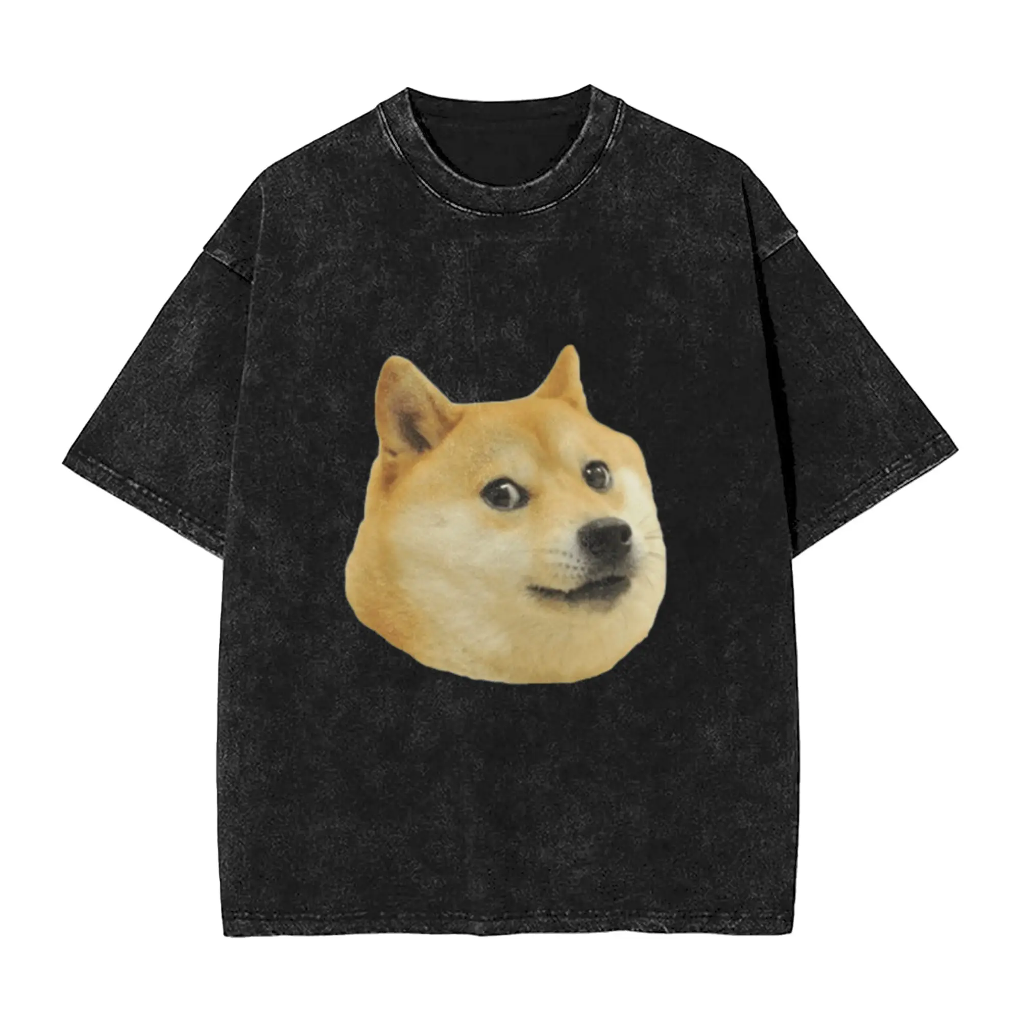 SHIBU Meme Dog 1 Sticker Classic Comfort A Vintage Oversized Cotton Unisex T-Shirts