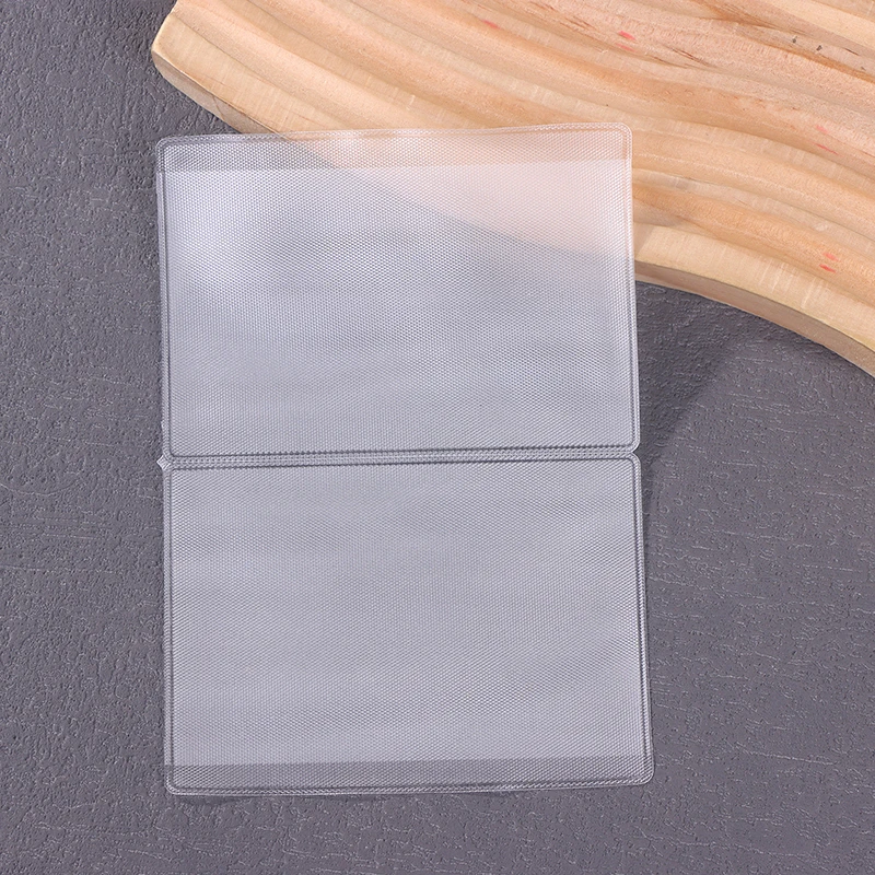 50Pcs PVC Waterproof Transparent Card Holder Plastic Card ID Holders Case To Protect Credit Cards Card Protector Cardholder Bags