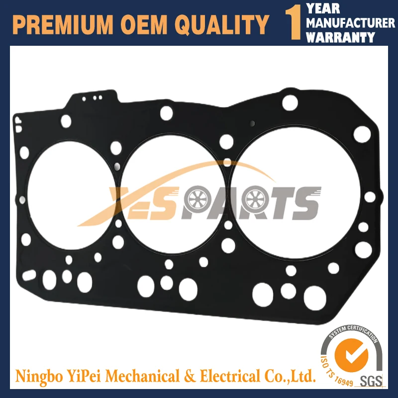 For Yanmar 3D82 3TNE82 3TNV82 Head Gasket For PC27MR-2 PC27MR-3 PC27MR-8 Excavator