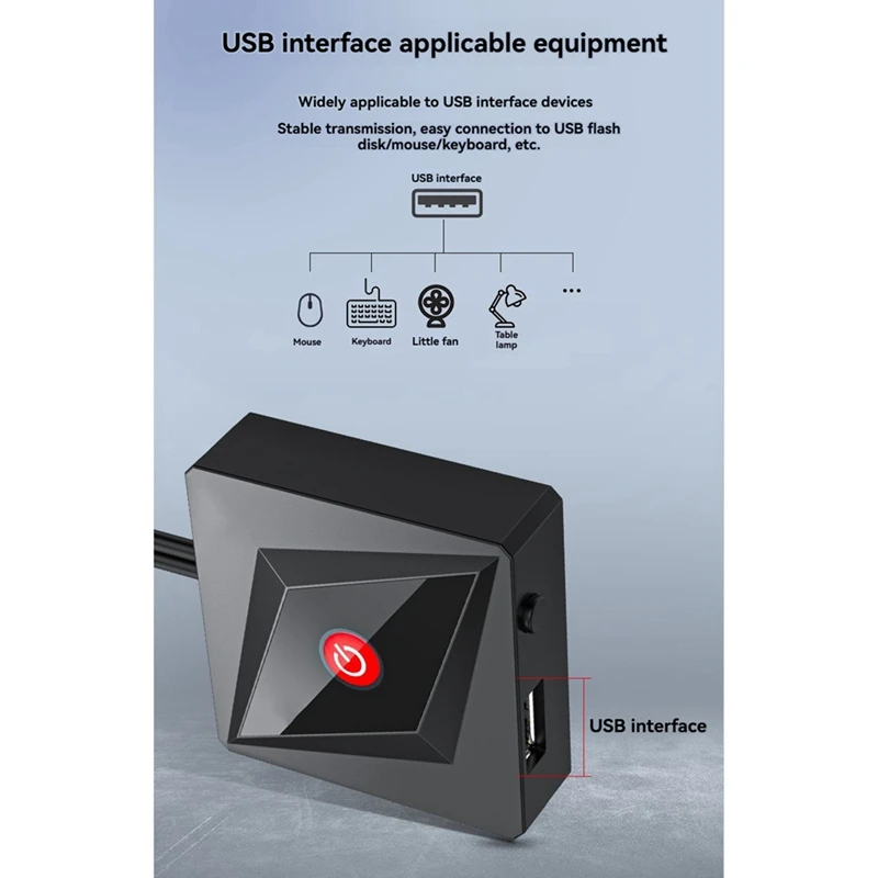 Top-Desktop-Computer Desktop Switch PC Motherboard Externer Start Power-Taste Verlängerungskabel für Home Office