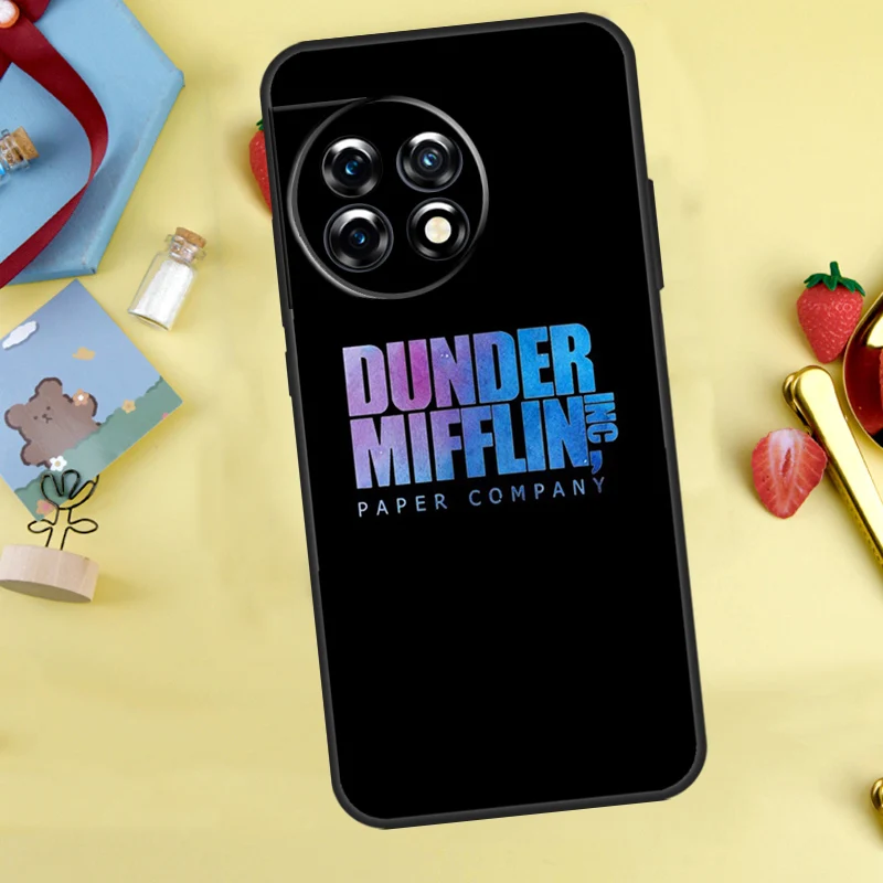 Dunder Mifflin-funda de oficina para Oneplus Nord CE 3 Lite 2T N10 N20 N30 OnePlus 11 10 9 Pro 8T 9R 10R 10T