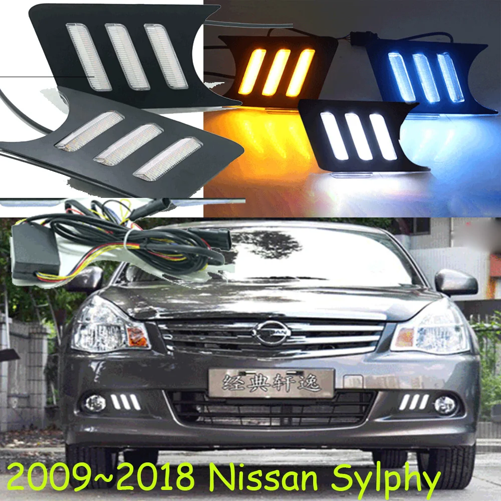 

Sylphy day light,2009~2018!Free ship!LED,bluebird fog light;Sylphy;bluebird daytime light;Micra,Titan,bluebird headlight