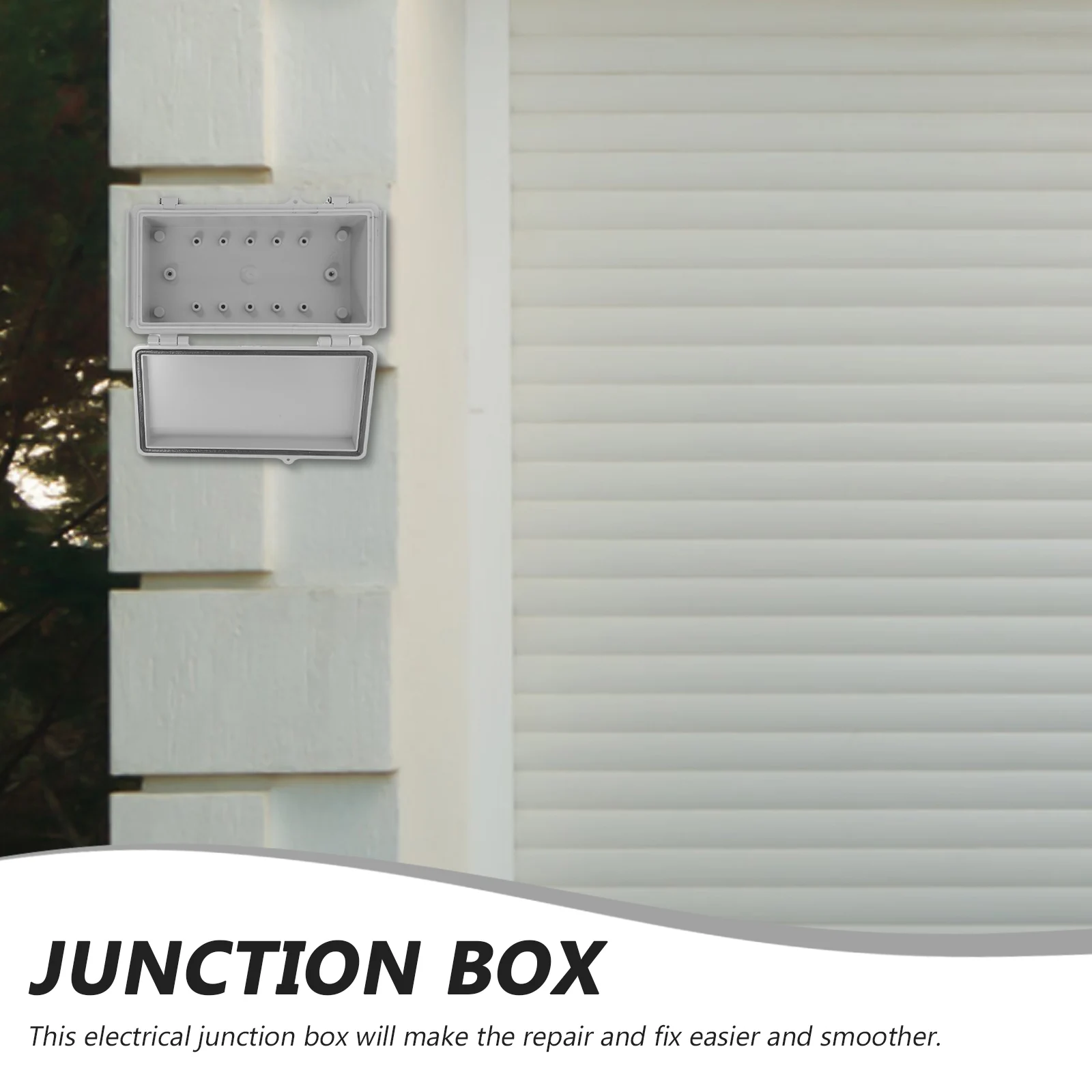 

Waterproof Junction Box 150x150x90mm Transparent Plastic Electrical Boxes Outdoor Cable Connection Weatherproof Distribution Box