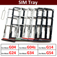 Micro Nano SIM Card Holder Tray Slot Holder Adapter Socket For Motorola Moto G04 G04s G14 G24 G34 G54